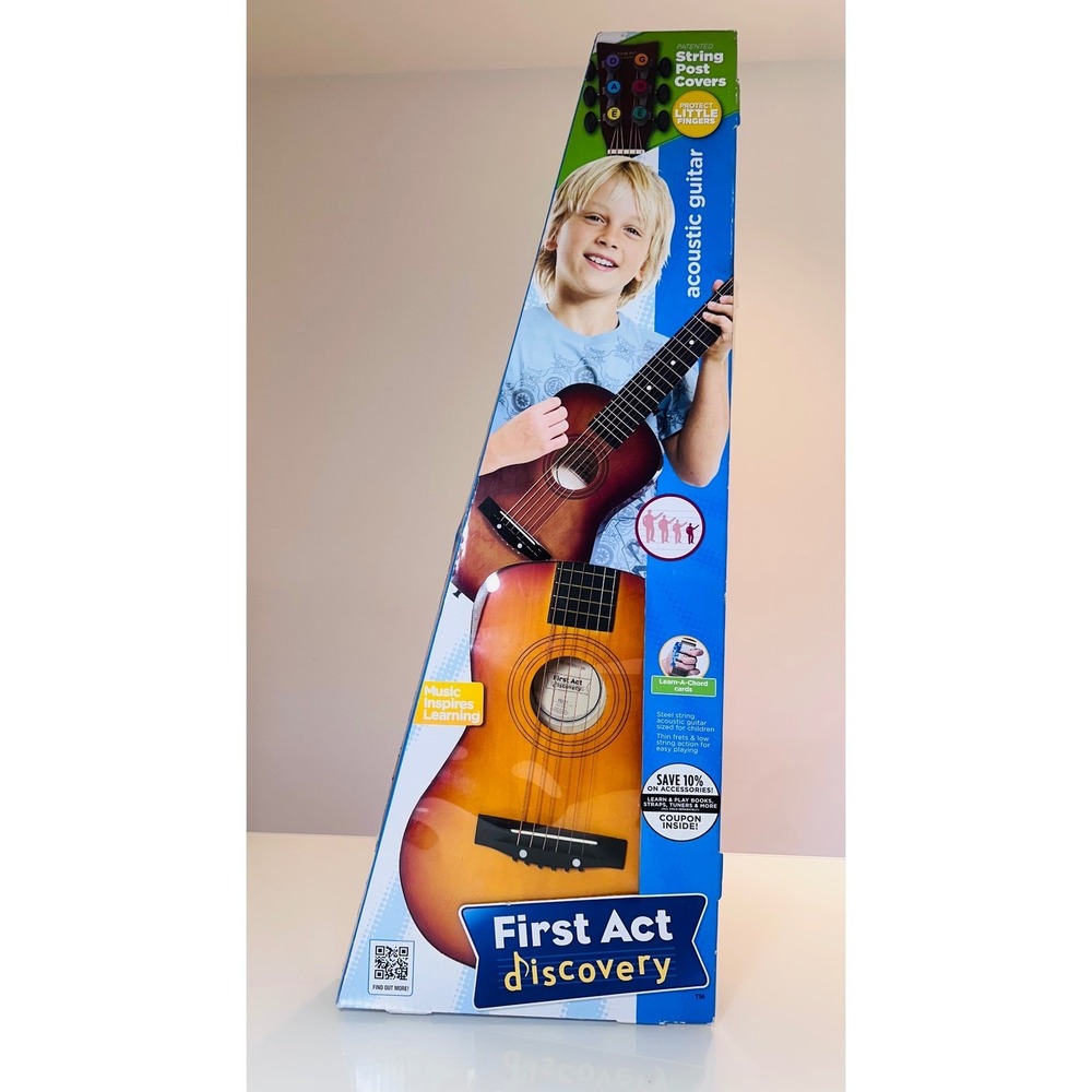 First Act Discovery Acoustic Guitar Sunburst FG127 Kids Beginner 31-Inch Steel